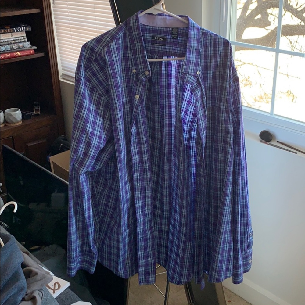 Izod Men's Button Up XXL